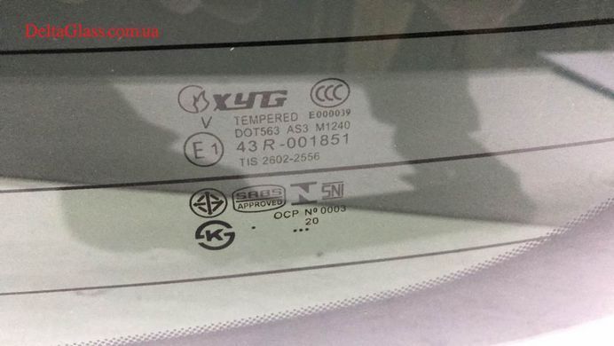 KIA Sorento заднє тильне скло XINYI