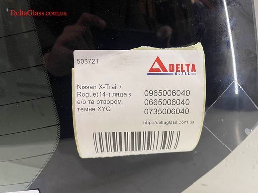 Nissan X-Trail / Rogue(14-) ляда з е/о та отвором, темне XYG