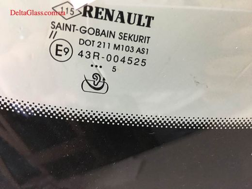 Renault Kadjar Лобове стекло 2015- Nord Glass з датчиком (5) акуст.
