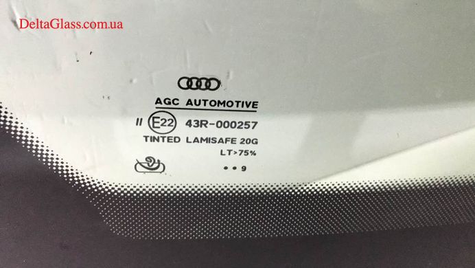 Audi Q5 (9*) Лобовое стекло з датчиком,камерою,молдинг,акустичне,VIN, AGC