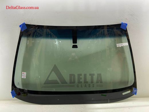 Cadillac Deville 2000-2005, лобове стекло з кр. дзеерк., синя полоса,VIN,синя полоса,