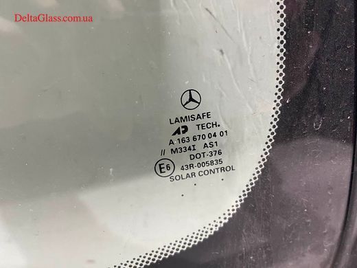 Mercedes W163 ML-Class вітрове скло з кріпленням дзеркала, , PGW+ 4*