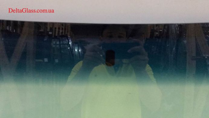 Daewoo Nexia/Cielo вітрове скло з місцем під дзеркало, синя полоса, (9
