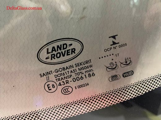 LandRover Range Rover Discavery 2017-Лобове скло д.д, обігрів, 2камери, антіблік, HUD Sekurit+