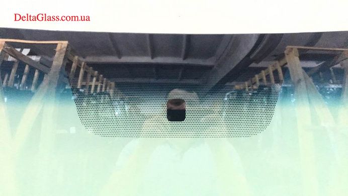 Dacia Sandero/Duster Лобовое стекло с местом под зеркало, синя полоса (08-12) 1 434*891