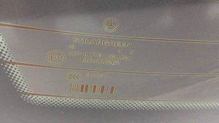 Mercedes w221 оригінальне заднє тильне скло (темне) +